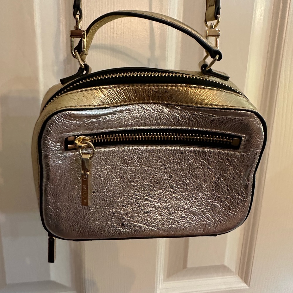 Milly mixed metallic mini crossbody